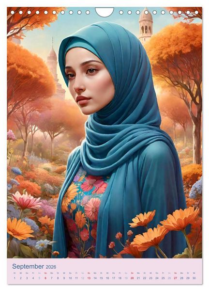 Produktbild: Stolze Muslima (Wandkalender 2026 DIN A4 hoch), CALVENDO Monatskalender
