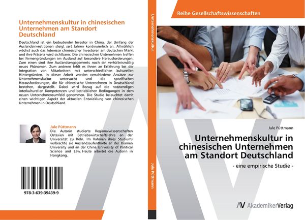 Produktbild: Unternehmenskultur in chinesischen Unternehmen am Standort Deutschland