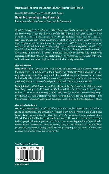 Produktbild: Novel Technologies in Food Science