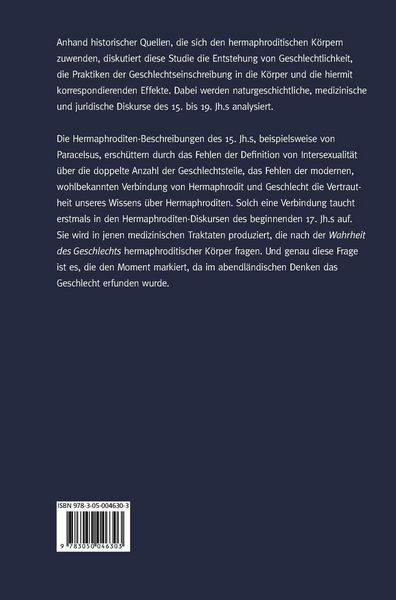 Produktbild: Die Ordnung der Hermaphroditen-Geschlechter