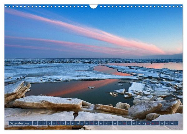 Produktbild: Die Hallig Langene&szlig; (Wandkalender 2026 DIN A3 quer), CALVENDO Monatskalender