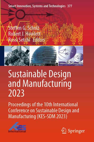 Produktbild: Sustainable Design and Manufacturing 2023