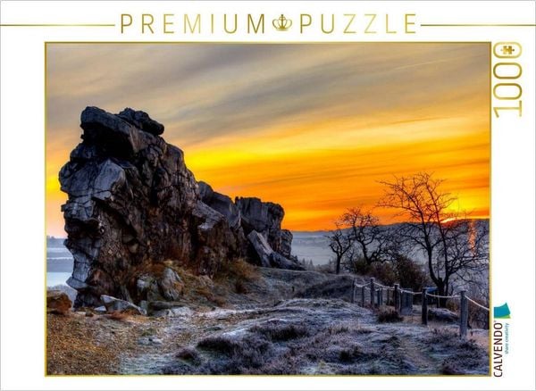 Produktbild: CALVENDO Puzzle Ein Motiv aus dem Kalender Der Harz, Naturschutzgebiet Teufelsmauer | 1000 Teile Lege-Gr&ouml;&szlig;e 64x48cm Foto-Puzzle f&uuml;r gl&uuml;ckliche Stunden