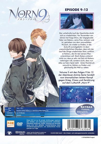 Produktbild: Norn9 - Volume 3: Episode 09-12