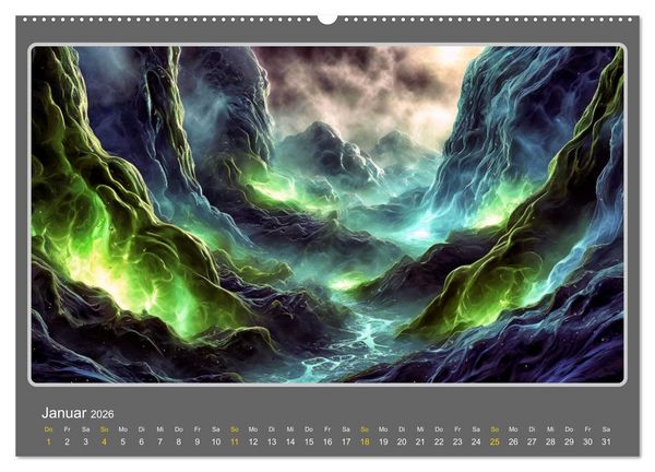 Produktbild: Energiefantasien (hochwertiger Premium Wandkalender 2026 DIN A2 quer), Kunstdruck in Hochglanz