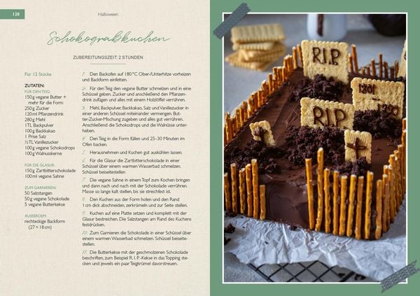 Das vegane Backbuch für Festtage