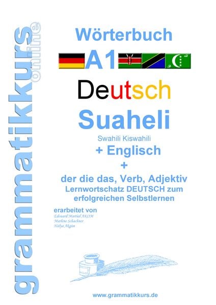 Produktbild: W&ouml;rterbuch Deutsch - Suaheli Kiswahili - Englisch