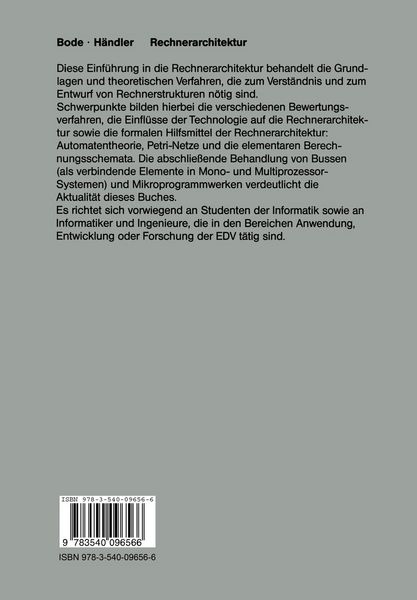 Produktbild: Rechnerarchitektur