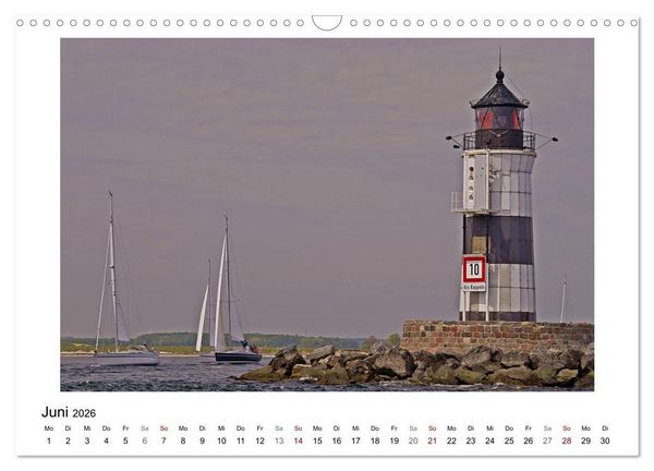 Produktbild: Schleswig und die Schlei - von Schloss Gottorf bis Schleim&uuml;nde (Wandkalender 2026 DIN A3 quer), CALVENDO Monatskalender