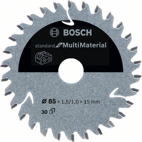 Bosch Accessories 2608837752 Kreissägeblatt 85 x 15mm Zähneanzahl: 30 1St.