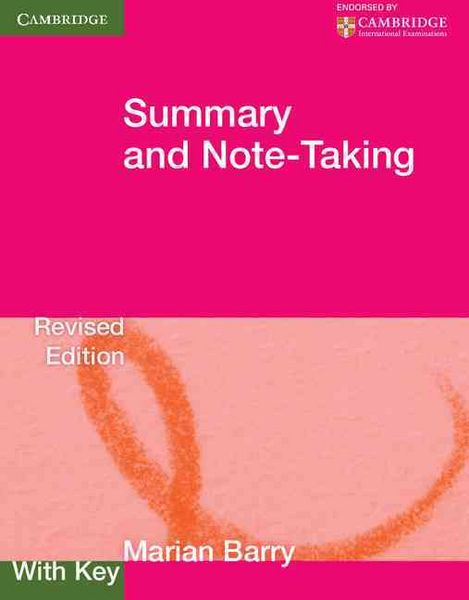 Produktbild: Barry, M: Summary and Note-Taking with key