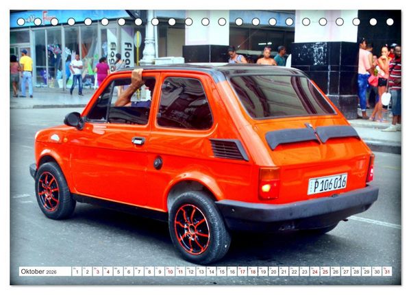 Produktbild: Best of Polski Fiat 126p (Tischkalender 2026 DIN A5 quer), CALVENDO Monatskalender