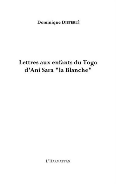 Produktbild: Lettres d'Ani Sara aux enfantsdu Togo