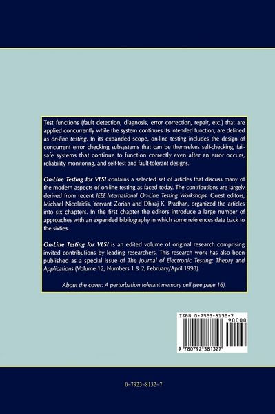 Produktbild: On-Line Testing for VLSI
