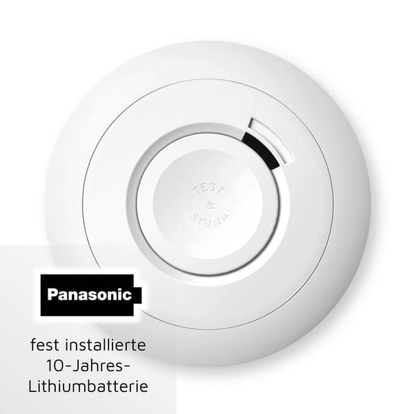 Produktbild: Ei Electronics  Ei650RF-3XD Funk-Rauchwarnmelder  inkl. 10 Jahres-Batterie, vernetzbar batteriebetrieben