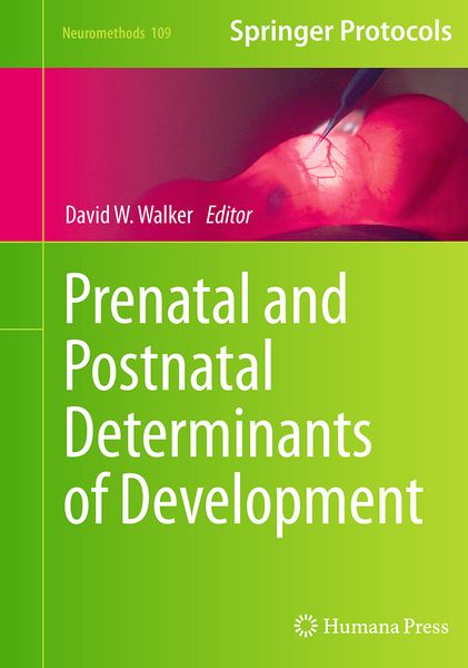 Produktbild: Prenatal and Postnatal Determinants of Development