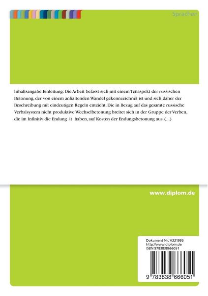 Produktbild: Buchsprachlichkeit und Endungsbetonung