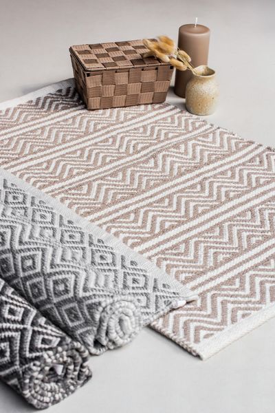 Produktbild: Badematte Mod. Abai, 50 x 80 cm, hergestellt aus recycelten PET-Flaschen