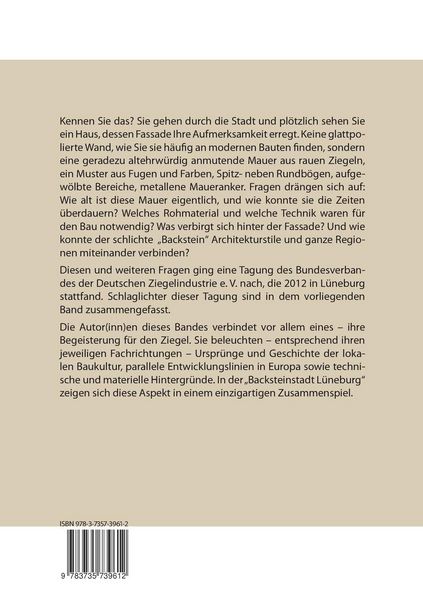 Produktbild: Die Backsteinstadt L&uuml;neburg