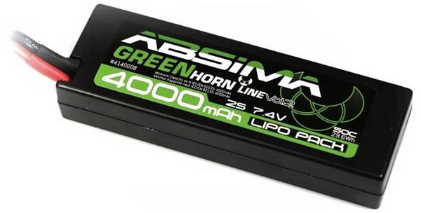 Absima Modellbau-Akkupack (LiPo) 7.4V 4000 mAh Softcase T-Stecker