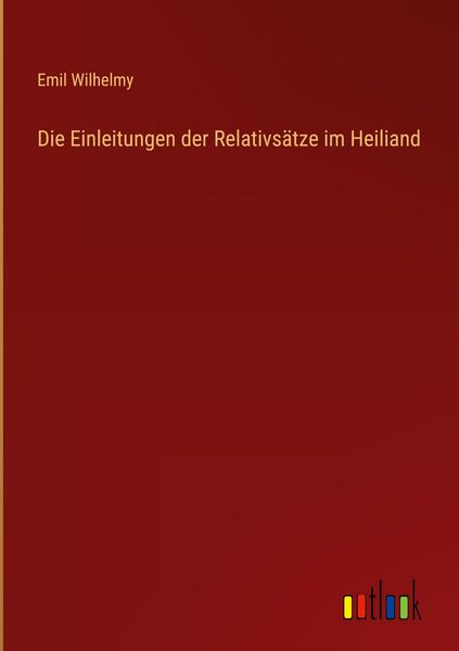 Produktbild: Die Einleitungen der Relativs&auml;tze im Heiliand