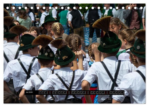 Produktbild: Maibaum aufstellen (Tischkalender 2026 DIN A5 quer), CALVENDO Monatskalender