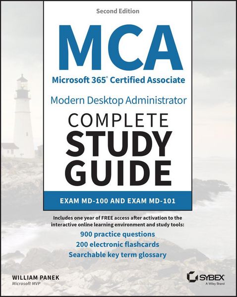 Produktbild: MCA Microsoft 365 Certified Associate Modern Desktop Administrator Complete Study Guide with 900 Practice Test Questions