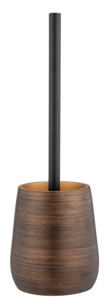 Produktbild: WC-Garnitur Mod. Palena Bronze, inkl. WC-B&uuml;rste, B&uuml;rstenkopf auswechselbar
