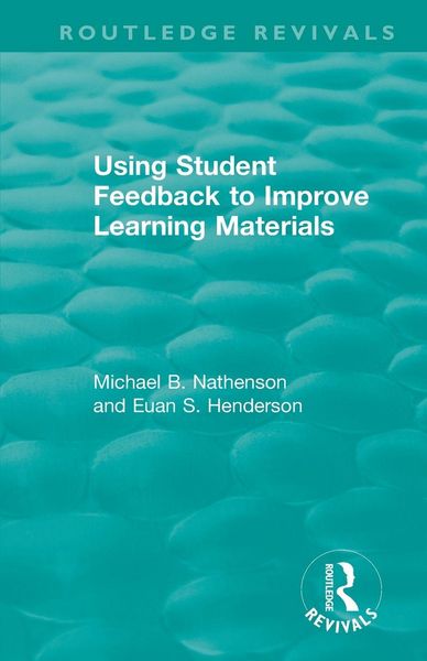 Produktbild: Using Student Feedback to Improve Learning Materials