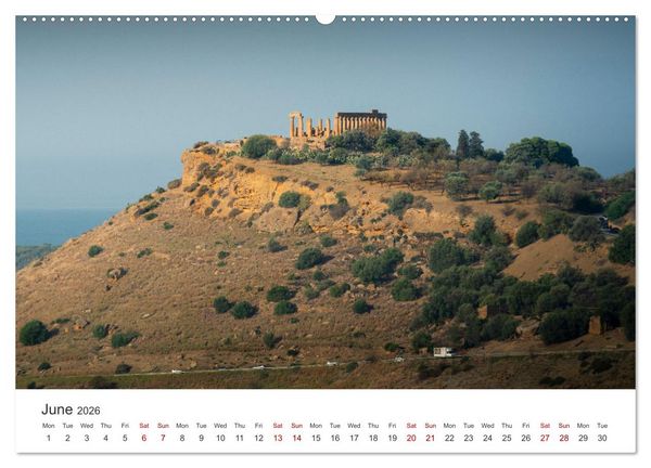Produktbild: Sicily - The island where winter does not exist (Wall Calendar 2026 DIN A2 landscape), CALVENDO 12 Month Wall Calendar