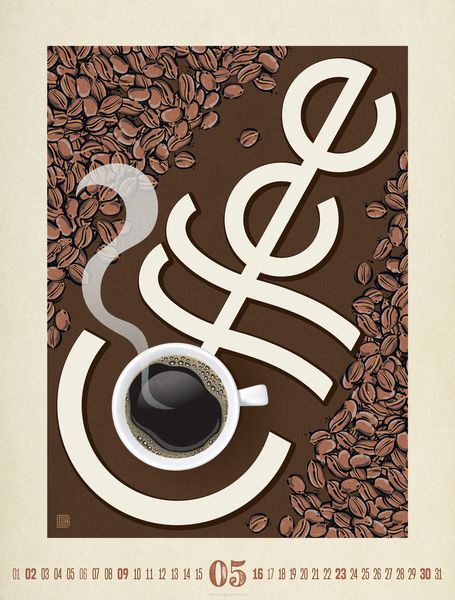 Produktbild: Coffee Time Kaffee-Plakate-Kalender 2027
