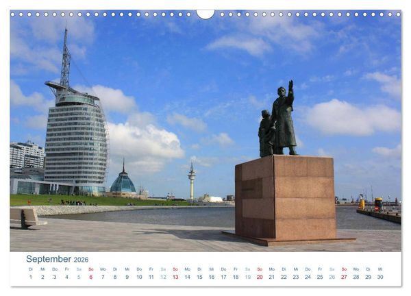 Produktbild: Bremerhaven 2026. Impressionen aus den Havenwelten (Wandkalender 2026 DIN A3 quer), CALVENDO Monatskalender