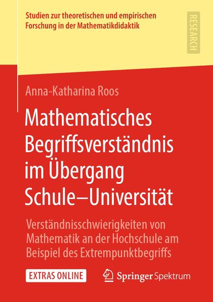 Produktbild: Mathematisches Begriffsverst&auml;ndnis im &Uuml;bergang Schule-Universit&auml;t