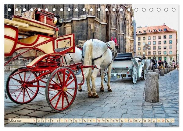 Produktbild: Pferdekutschen - Vorg&auml;nger des Automobils (Tischkalender 2026 DIN A5 quer), CALVENDO Monatskalender