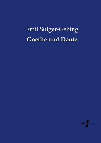 Produktbild: Goethe und Dante