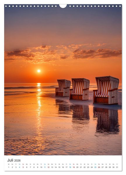 Produktbild: Sehnsucht Strand (Wandkalender 2026 DIN A3 hoch), CALVENDO Monatskalender