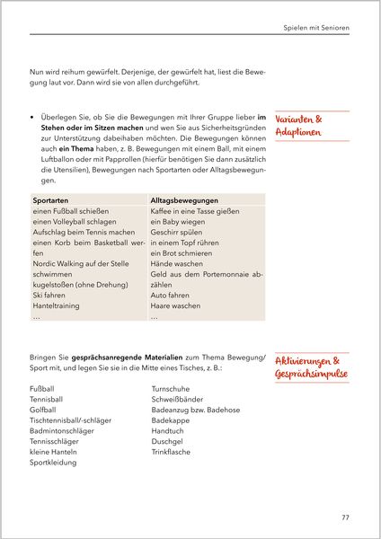 Produktbild: Spielen mit Senioren (Band 1)