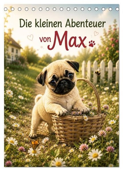 Produktbild: Die kleinen Abenteuer von Max (Tischkalender 2027 DIN A5 hoch), CALVENDO Monatskalender
