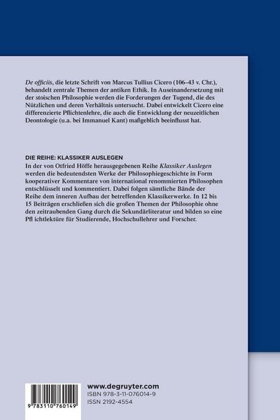 Produktbild: Cicero: De officiis