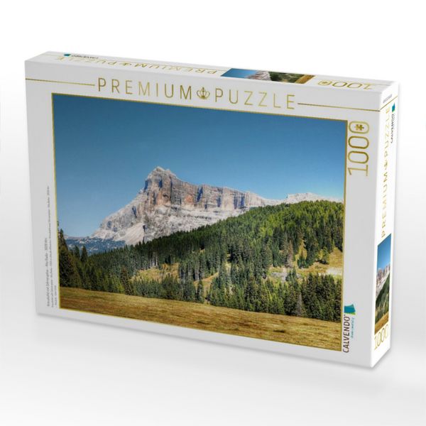 Produktbild: CALVENDO Puzzle Kreuzkofel mit Zehnerspitze - Alta Badia - 3026 Hm | 1000 Teile Lege-Gr&ouml;&szlig;e 64x48cm Foto-Puzzle f&uuml;r gl&uuml;ckliche Stunden