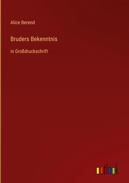 Produktbild: Bruders Bekenntnis