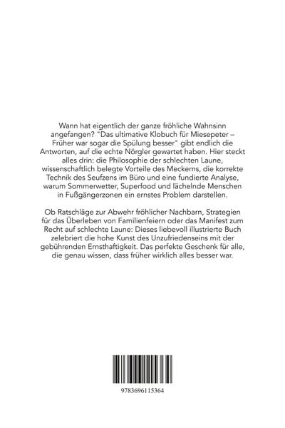 Produktbild: Das ultimative Klobuch f&uuml;r Miesepeter