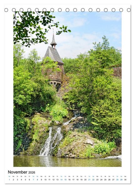 Produktbild: Natur genie&szlig;en - Hunsr&uuml;ck, Mosel und Eifel (Tischkalender 2026 DIN A5 hoch), CALVENDO Monatskalender