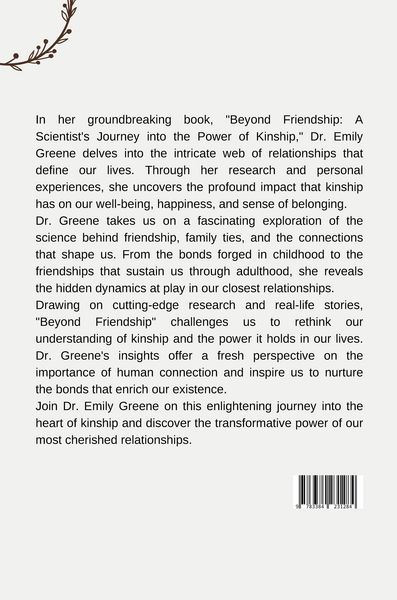 Produktbild: Beyond Friendship: A Scientist's Journey into the Power of Kinship