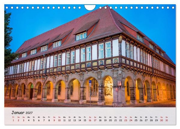 Produktbild: Halberstadt Altstadtarchitektur unweit des Harzes (Wandkalender 2027 DIN A4 quer), CALVENDO Monatskalender