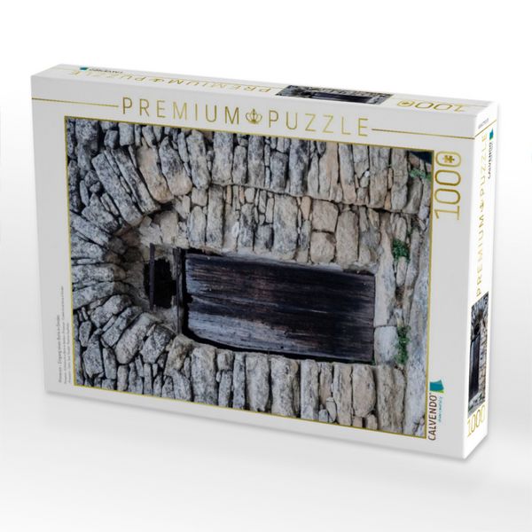 Produktbild: CALVENDO Puzzle Provence - Eingang eines Borie in Gordes | 1000 Teile Lege-Gr&ouml;&szlig;e 64x48cm Foto-Puzzle f&uuml;r gl&uuml;ckliche Stunden