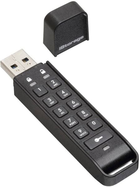 IStorage datAshur® Personal 2 USB-Stick 8 GB Schwarz IS-FL-DAP3-B-8 USB 3.2 Gen 1 (USB 3.0)