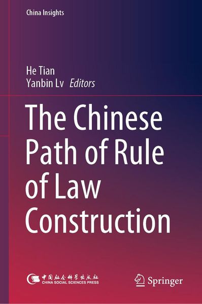 Produktbild: The Chinese Path of Rule of Law Construction