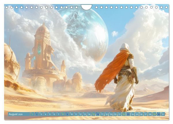 Produktbild: Science Fiction - Originelle Welten (Wandkalender 2026 DIN A4 quer), CALVENDO Monatskalender