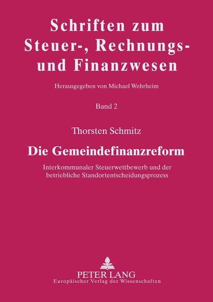 Produktbild: Die Gemeindefinanzreform